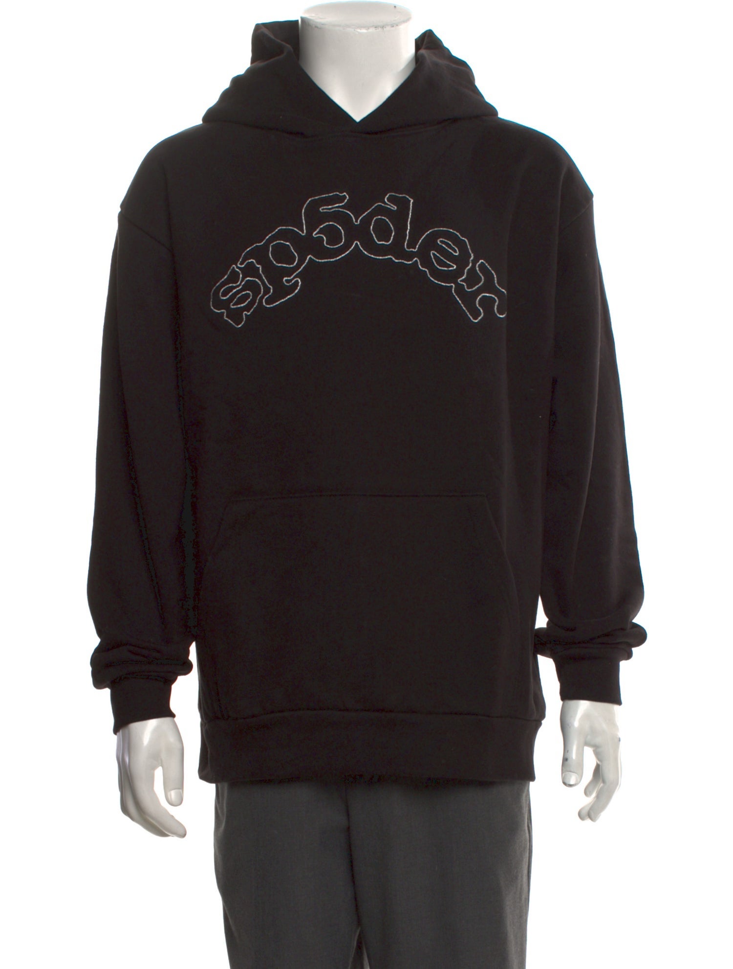 Spider Worldwide x Young Thug Graphic Print Crew Neck Hoodie