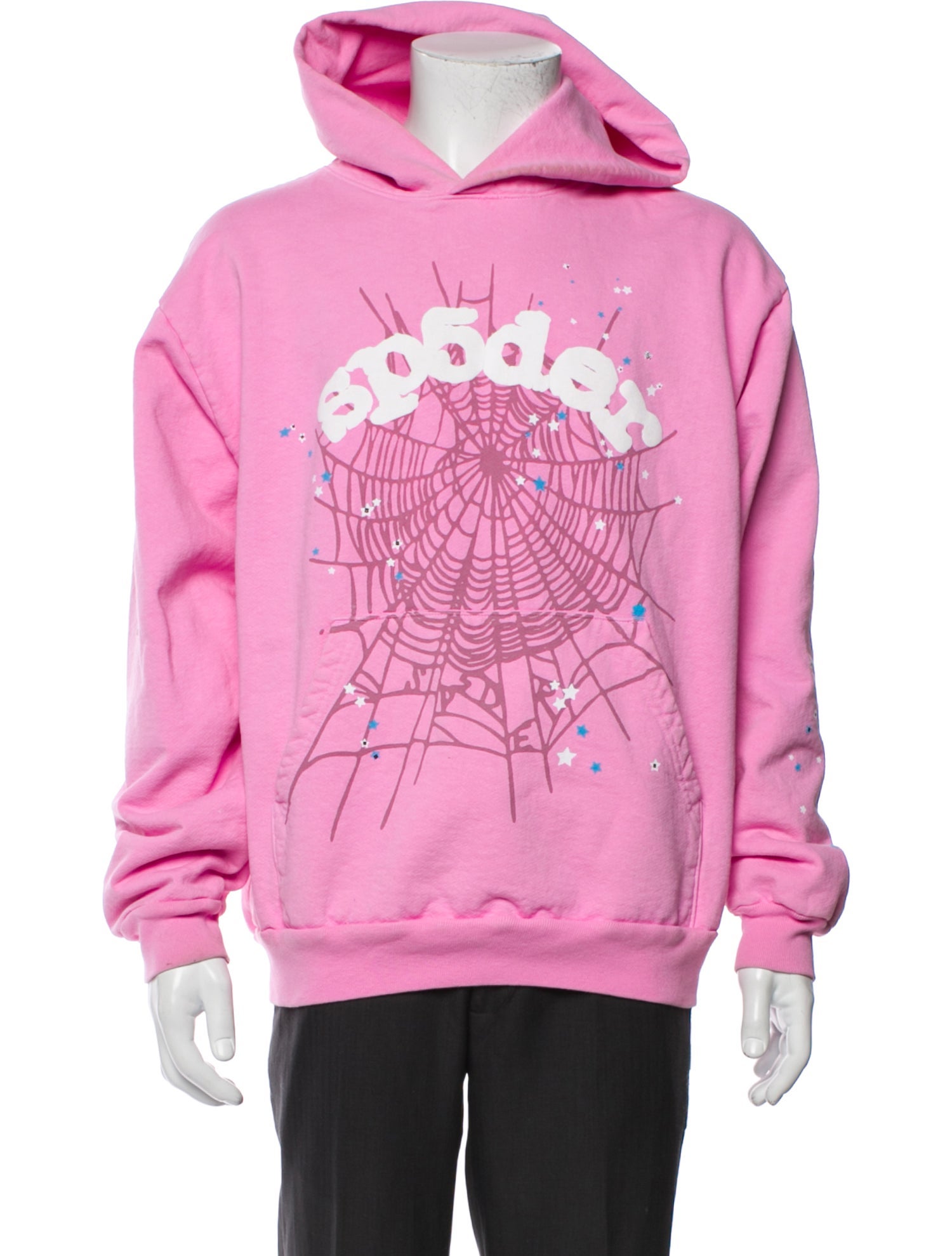 Spider Worldwide x Young Thug Graphic Print Crew Neck Hoodie