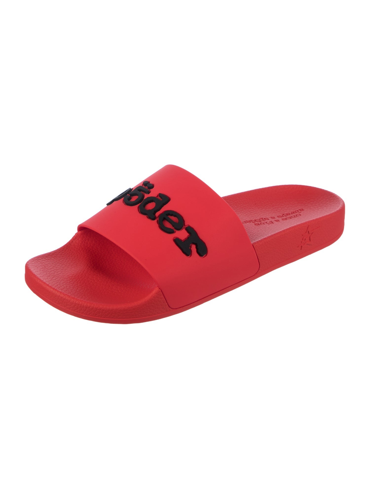 Spider Worldwide x Young Thug Rubber Graphic Print Slides
