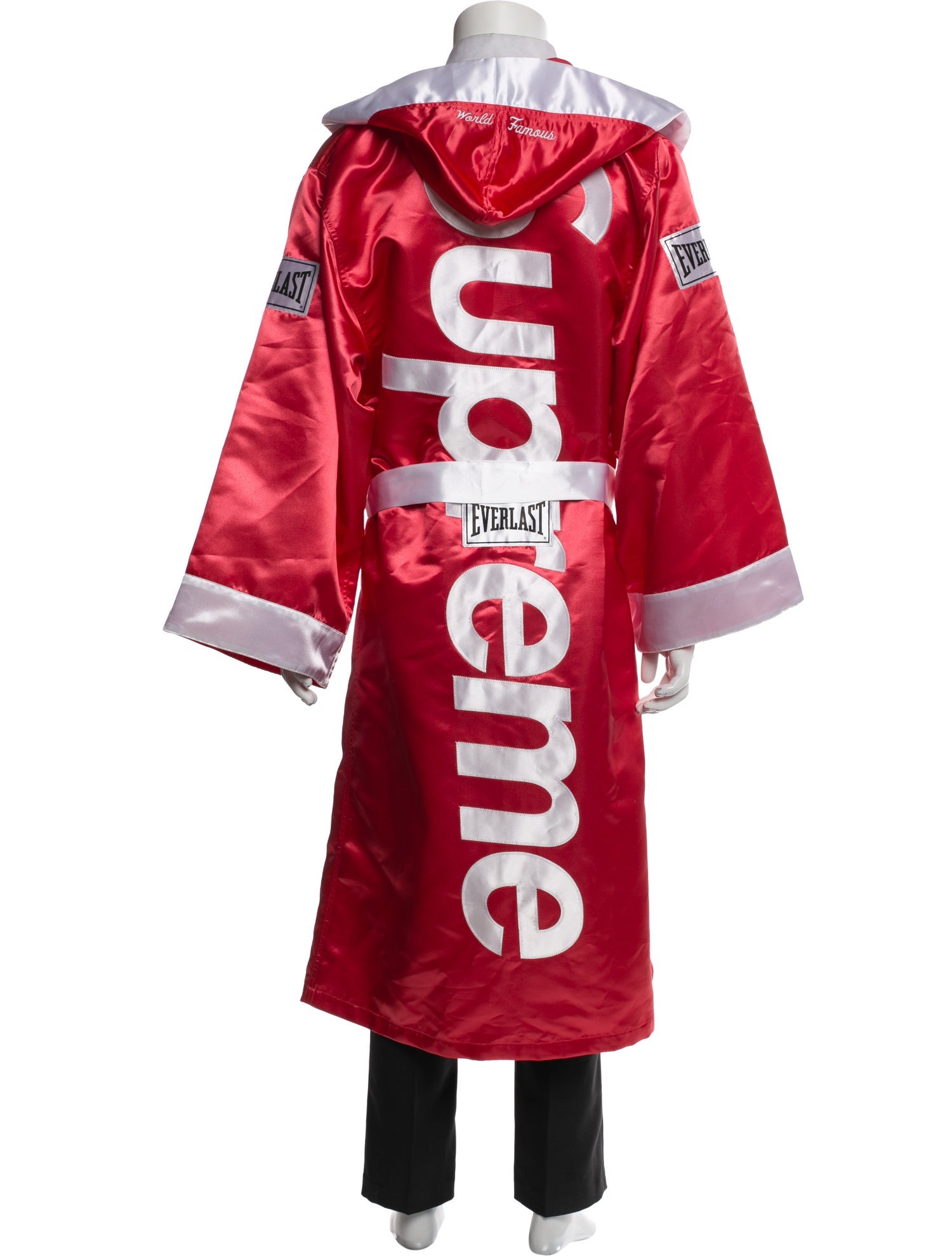 Supreme x Everlast Colorblock Pattern Embroidered Accent Robe