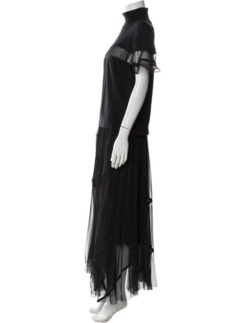 sacai x John Smedley Turtleneck Long Dress
