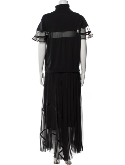 sacai x John Smedley Turtleneck Long Dress