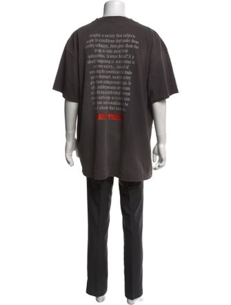 Saint Mxxxxxx x Denim Tears Graphic Print Crew Neck T-Shirt