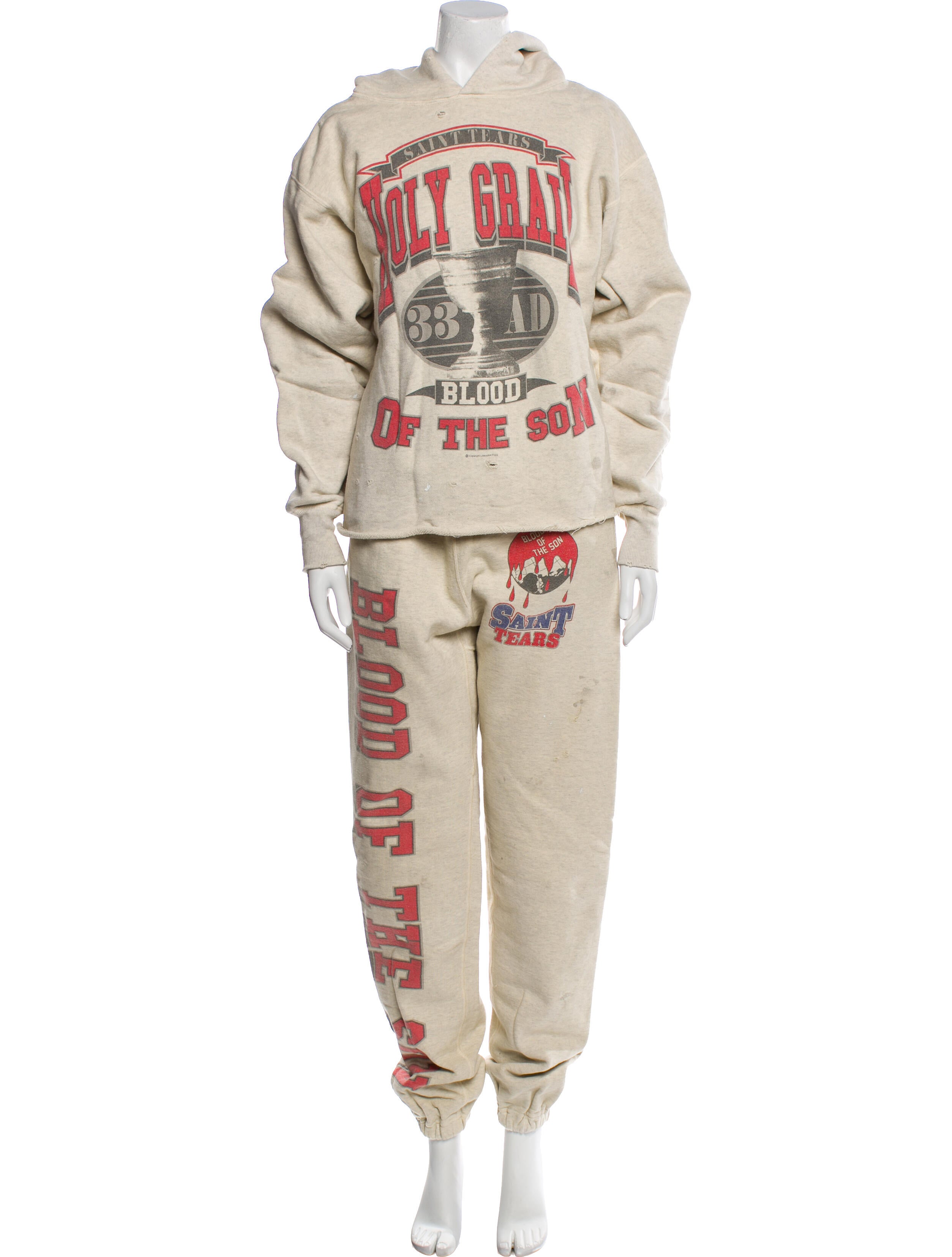 Saint Mxxxxxx x Denim Tears Holy Grail Printed Lounge Set