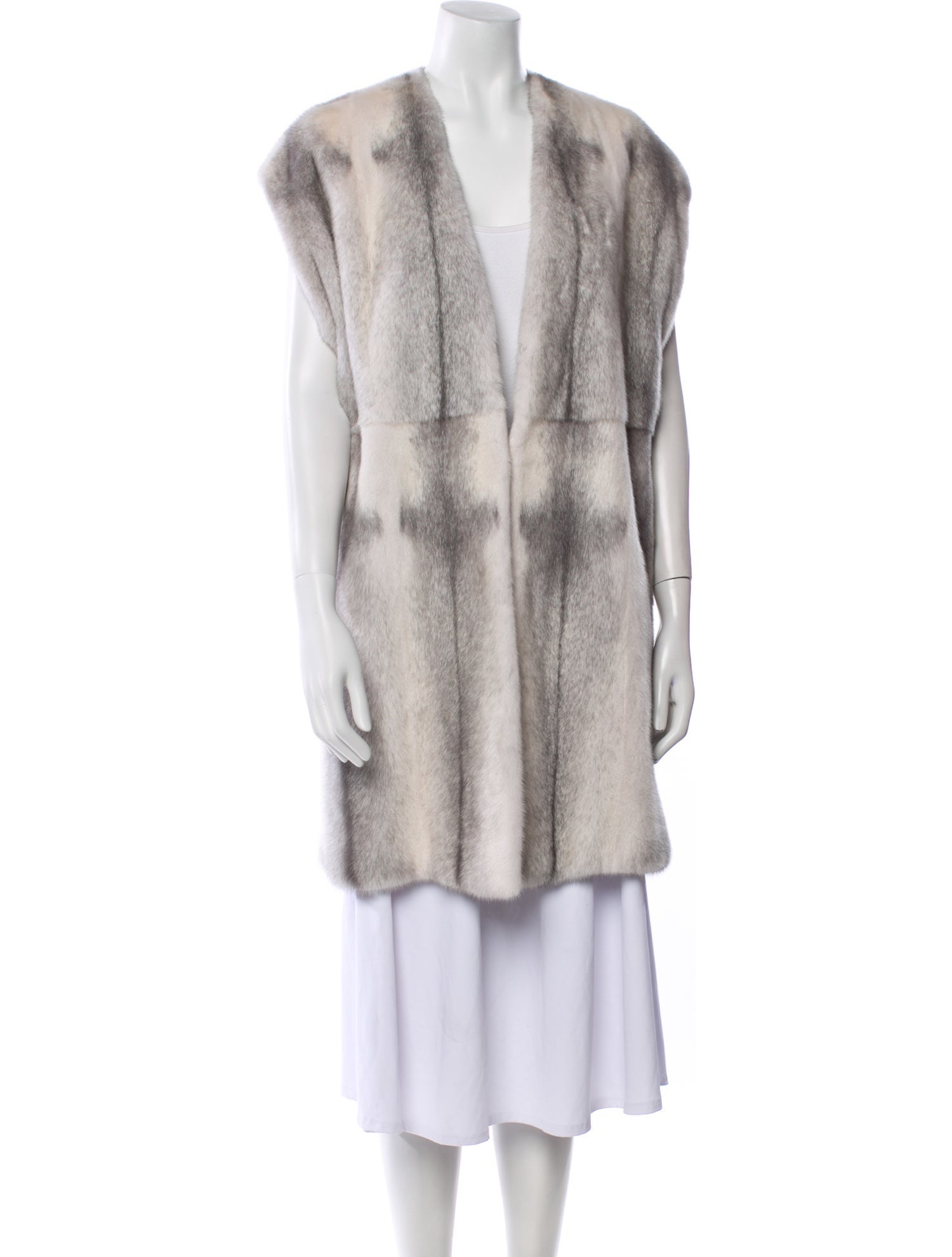 Sabatier Mink Printed Fur Coat