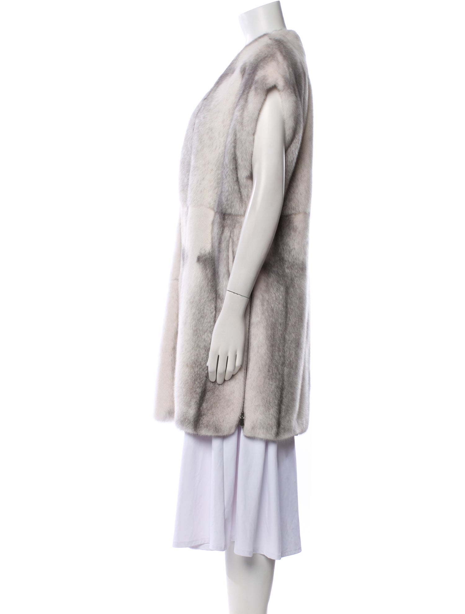 Sabatier Mink Printed Fur Coat