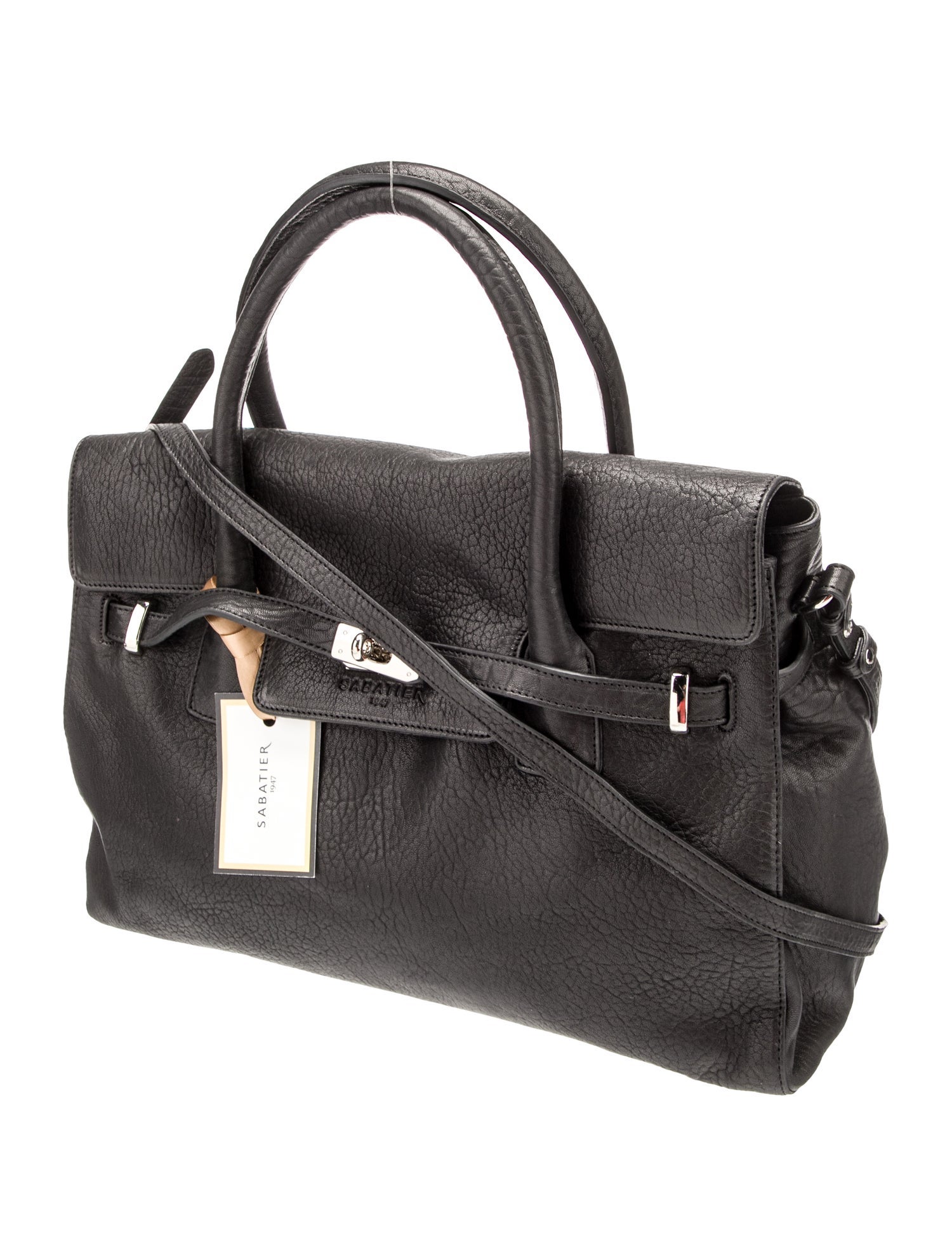 Sabatier Leather Top Handle Bag