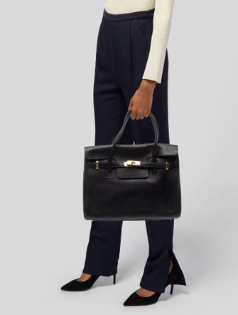 Sabatier Leather Top Handle Bag