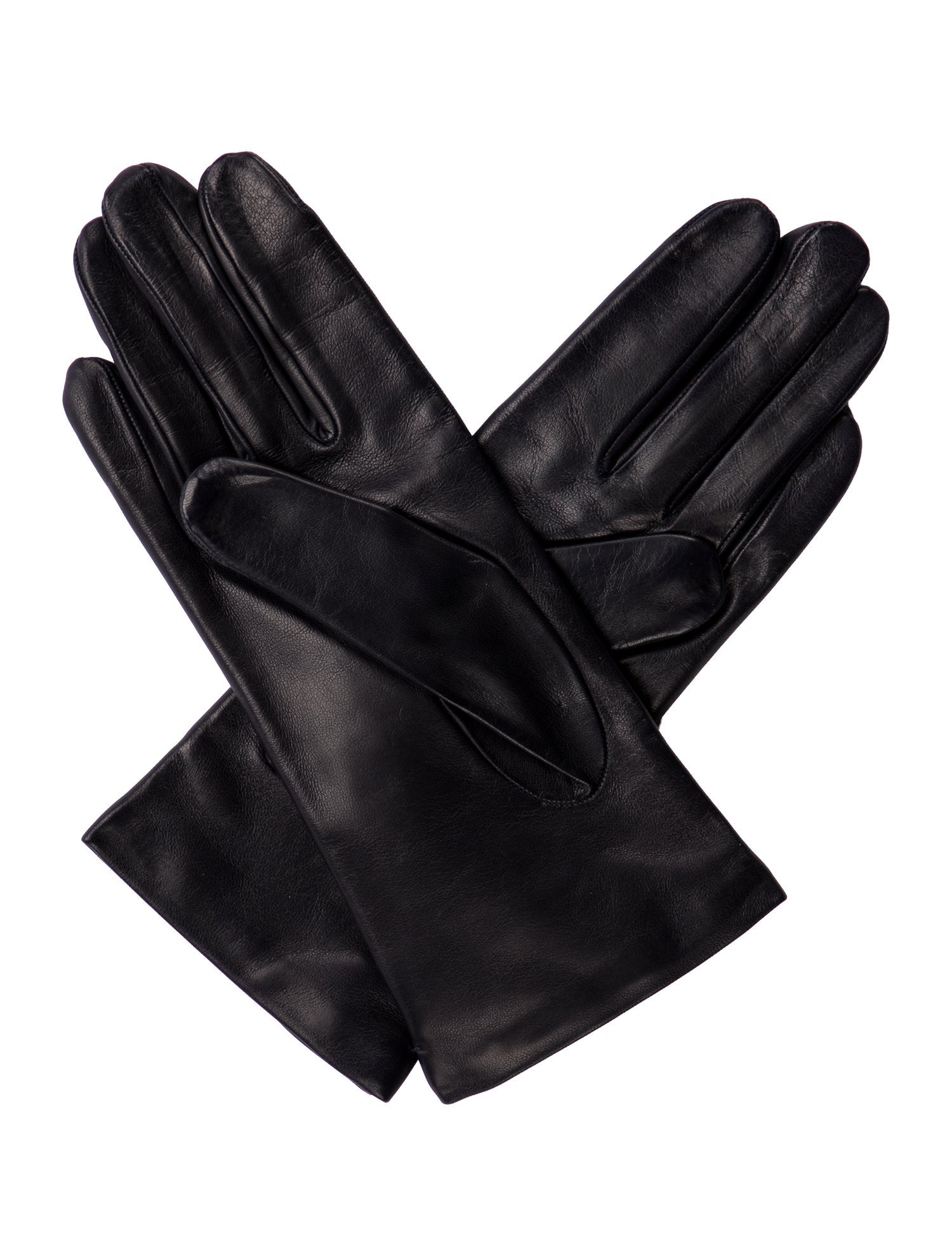 Sermoneta Gloves Cashmere-Lined Leather Gloves