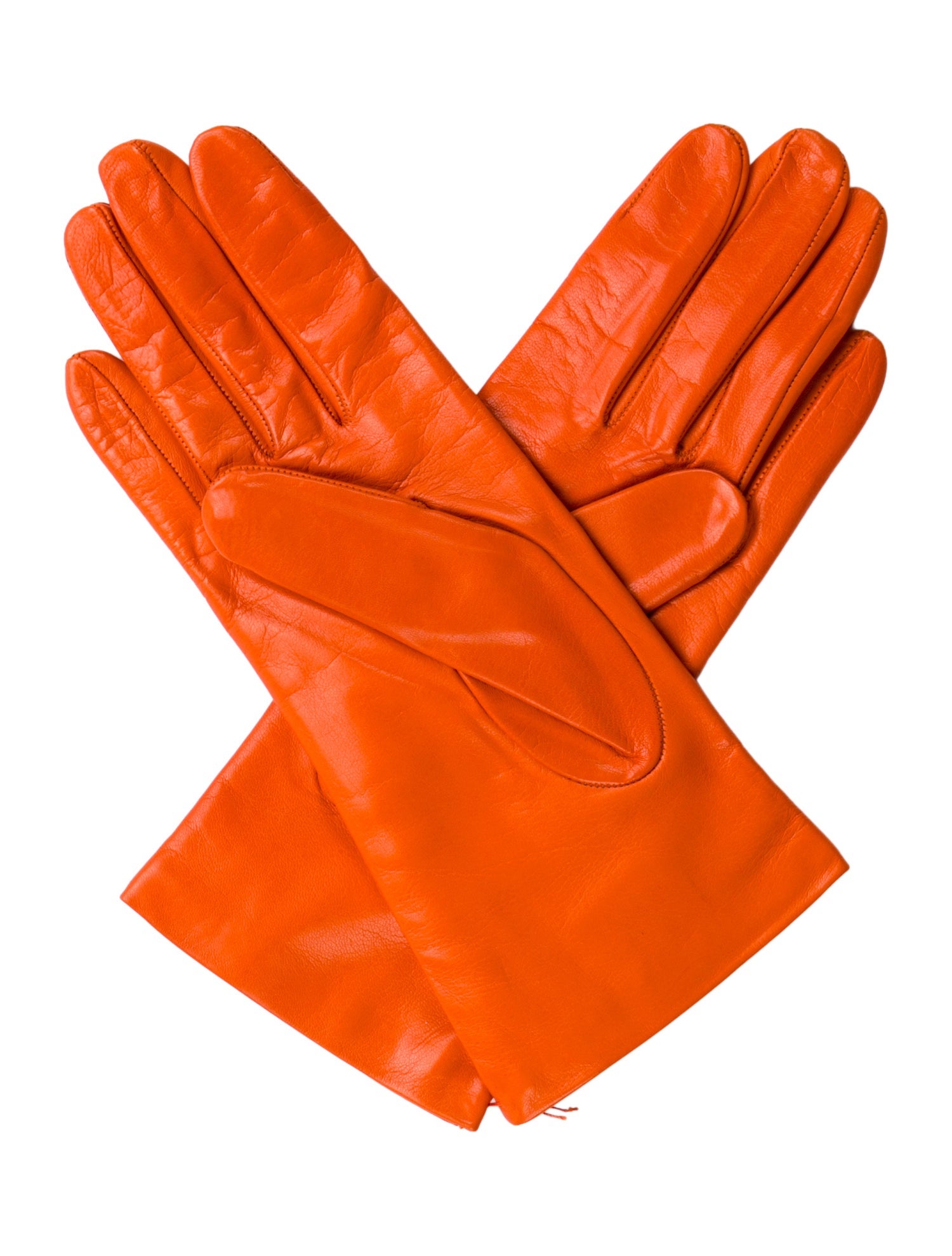 Sermoneta Gloves Cashmere-Lined Leather Gloves