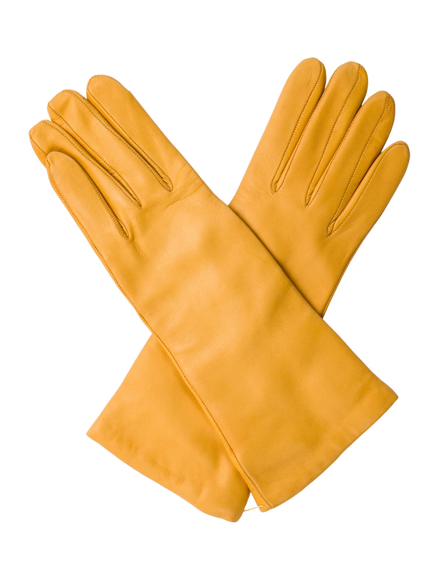 Sermoneta Gloves Cashmere-Lined Leather Gloves
