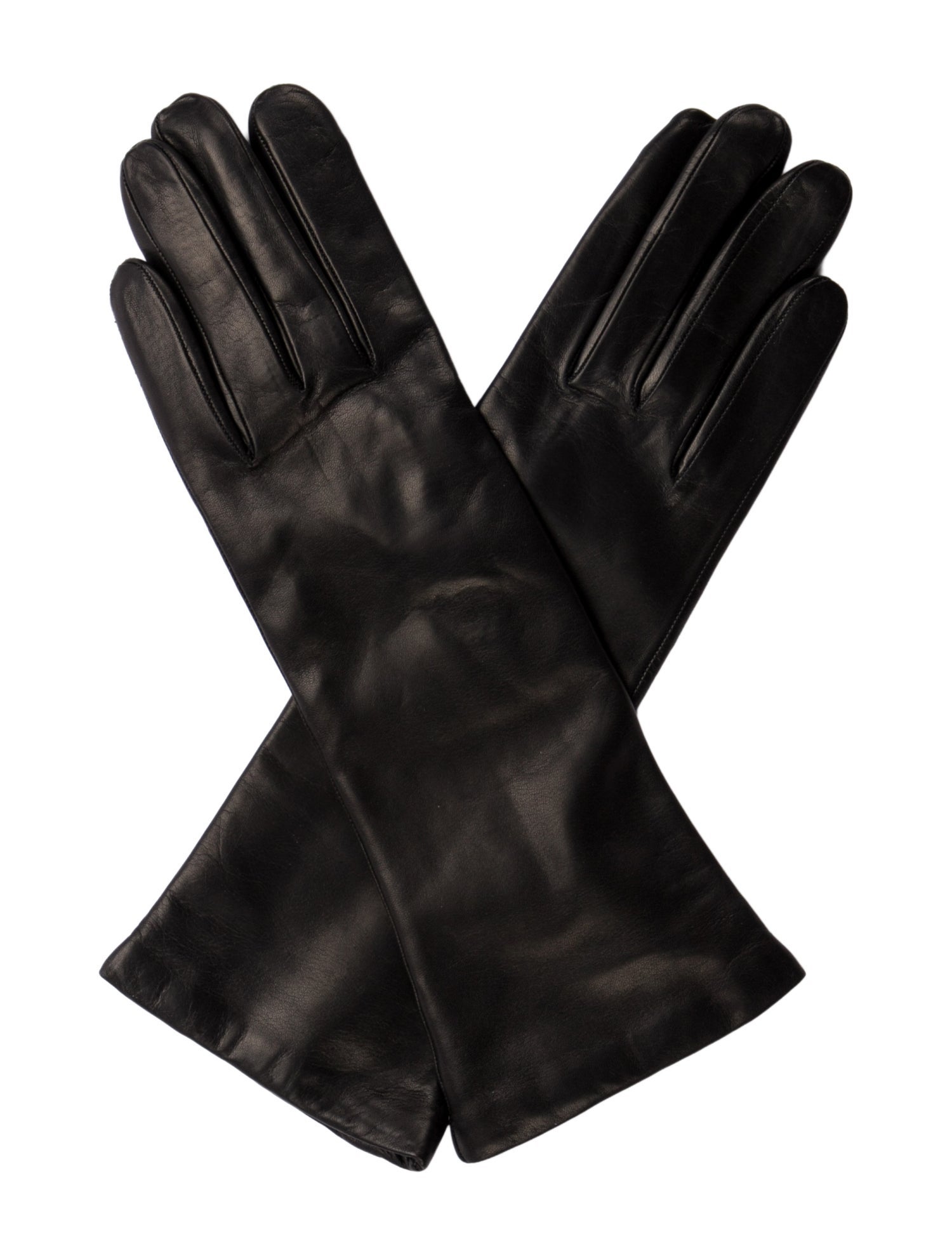 Sermoneta Gloves Cashmere-Lined Leather Gloves