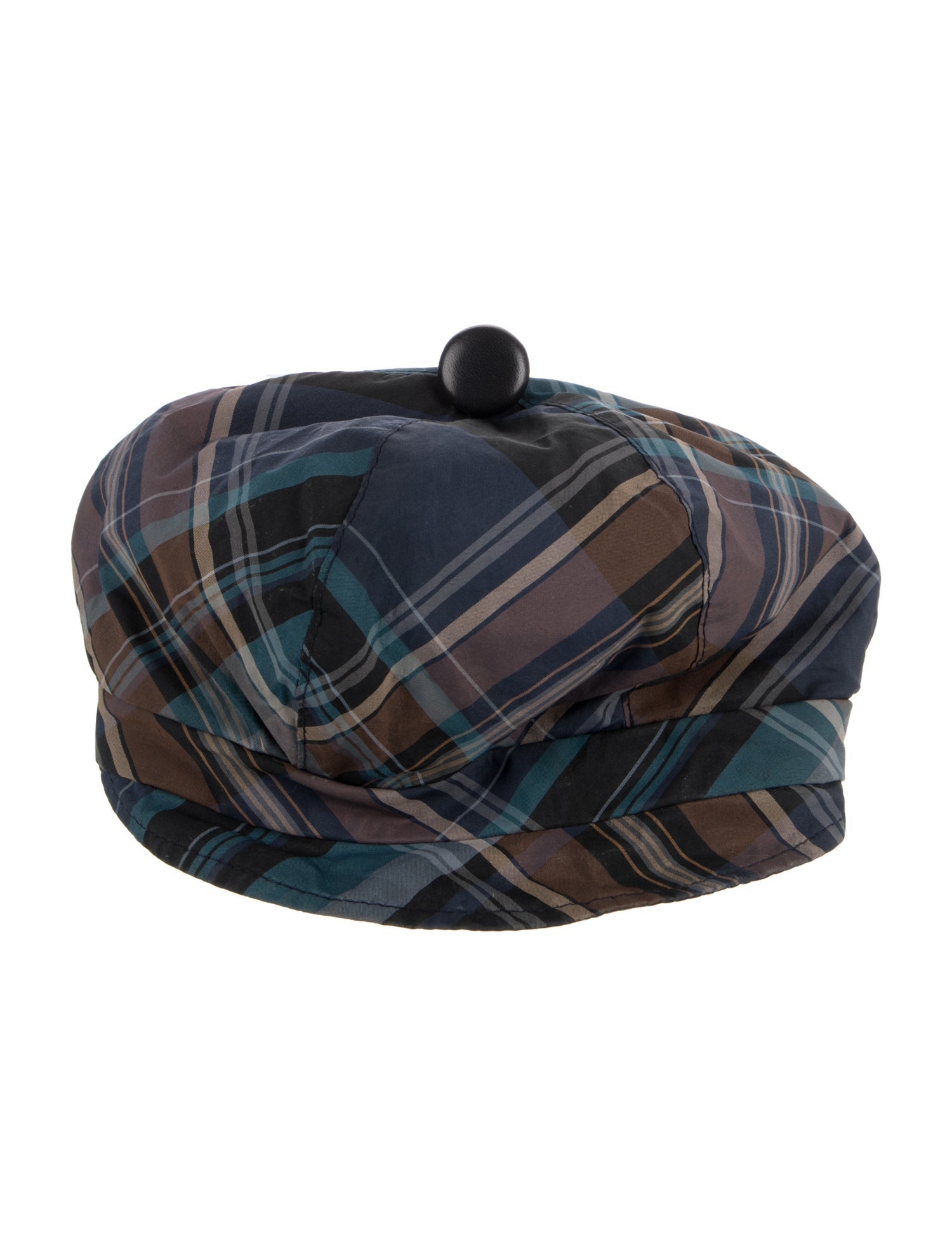 Sermoneta Gloves Plaid Patterned Beret