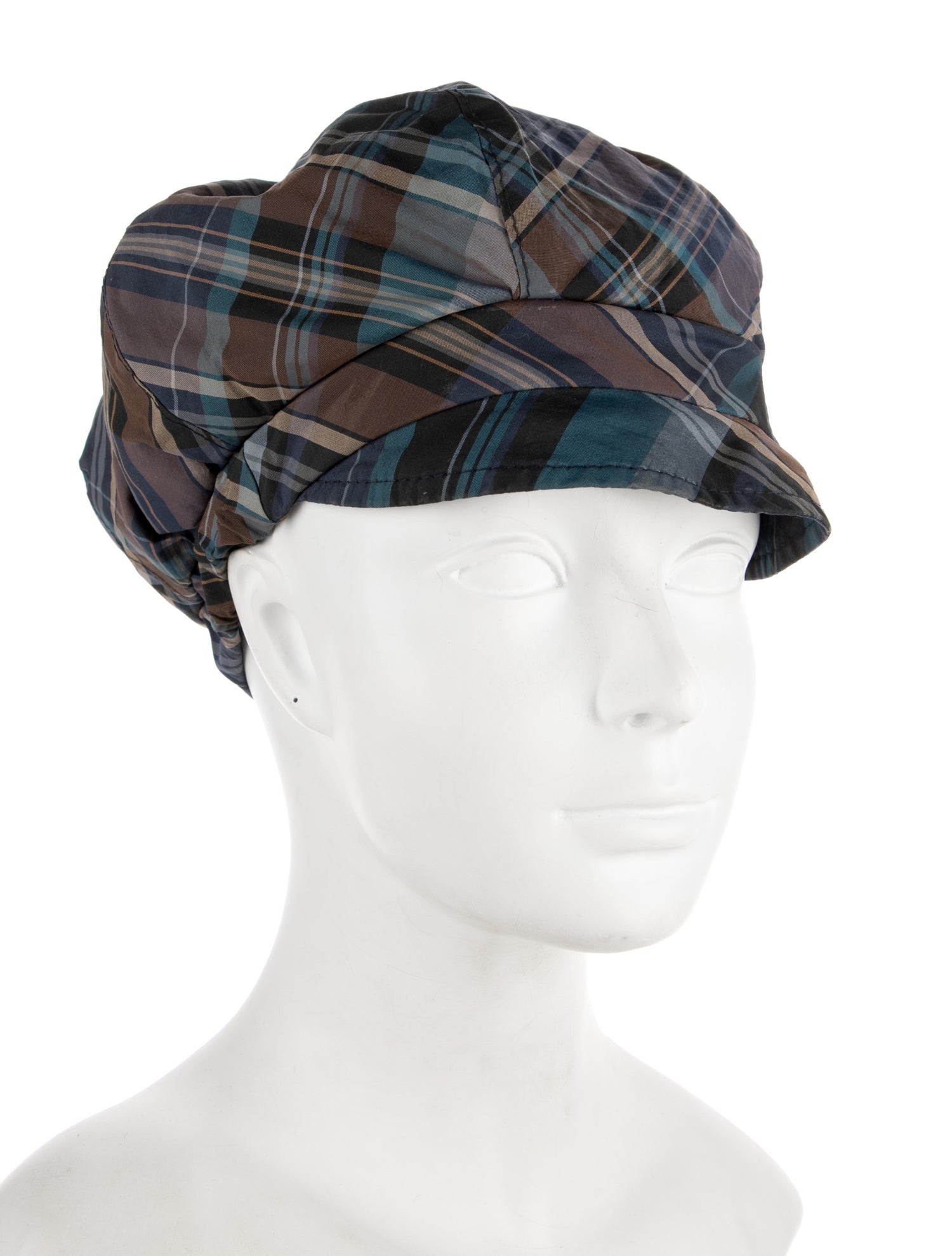 Sermoneta Gloves Plaid Patterned Beret