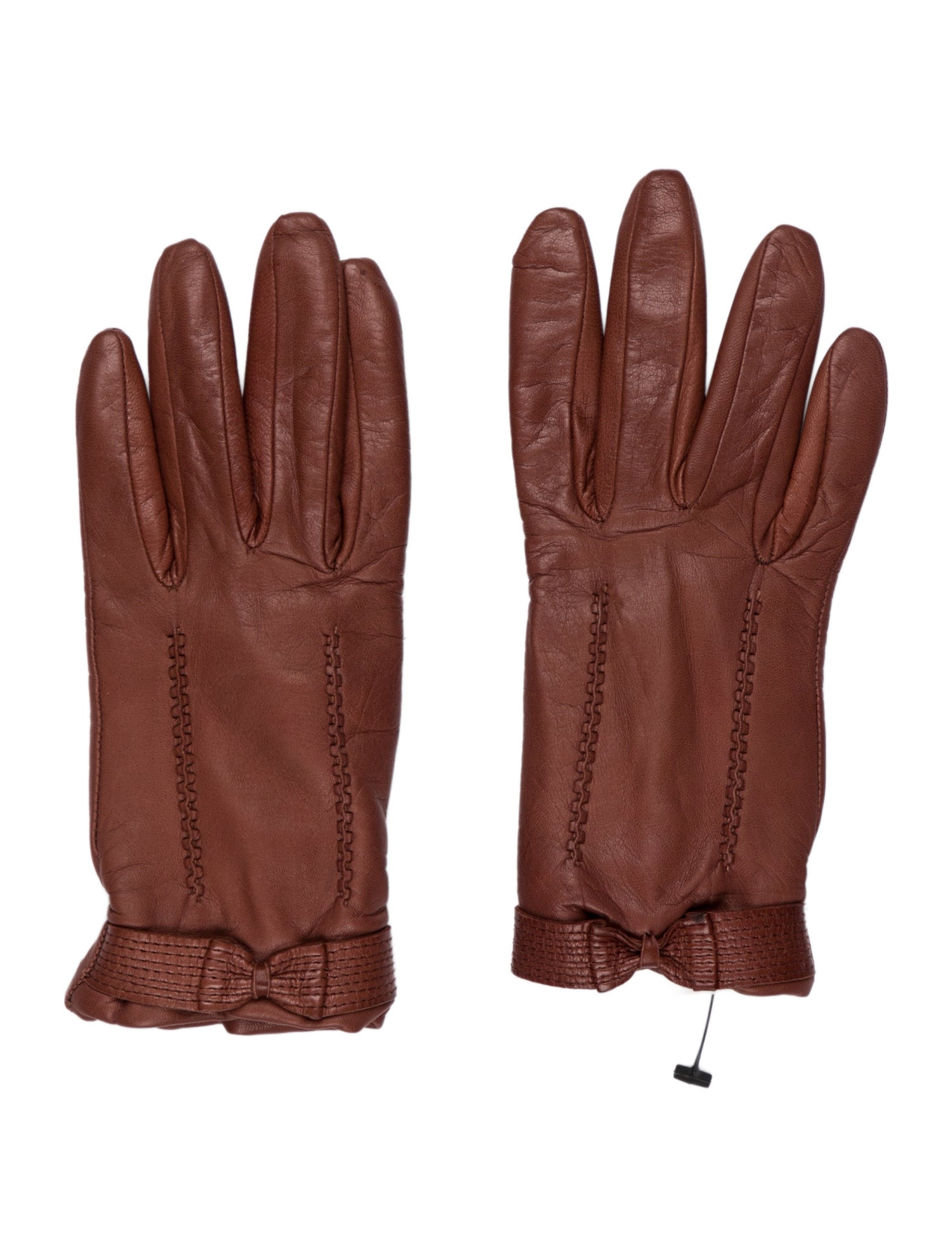 Sermoneta Gloves Sermoneta Women's Brown leather gloves