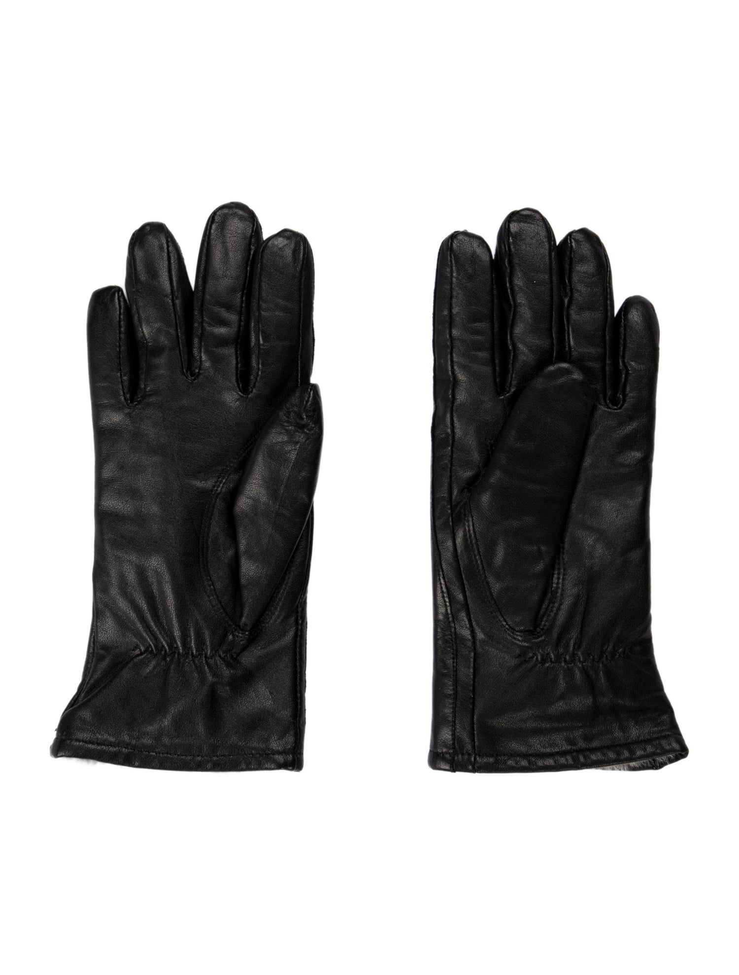 Sermoneta Gloves Leather Embossed Gloves