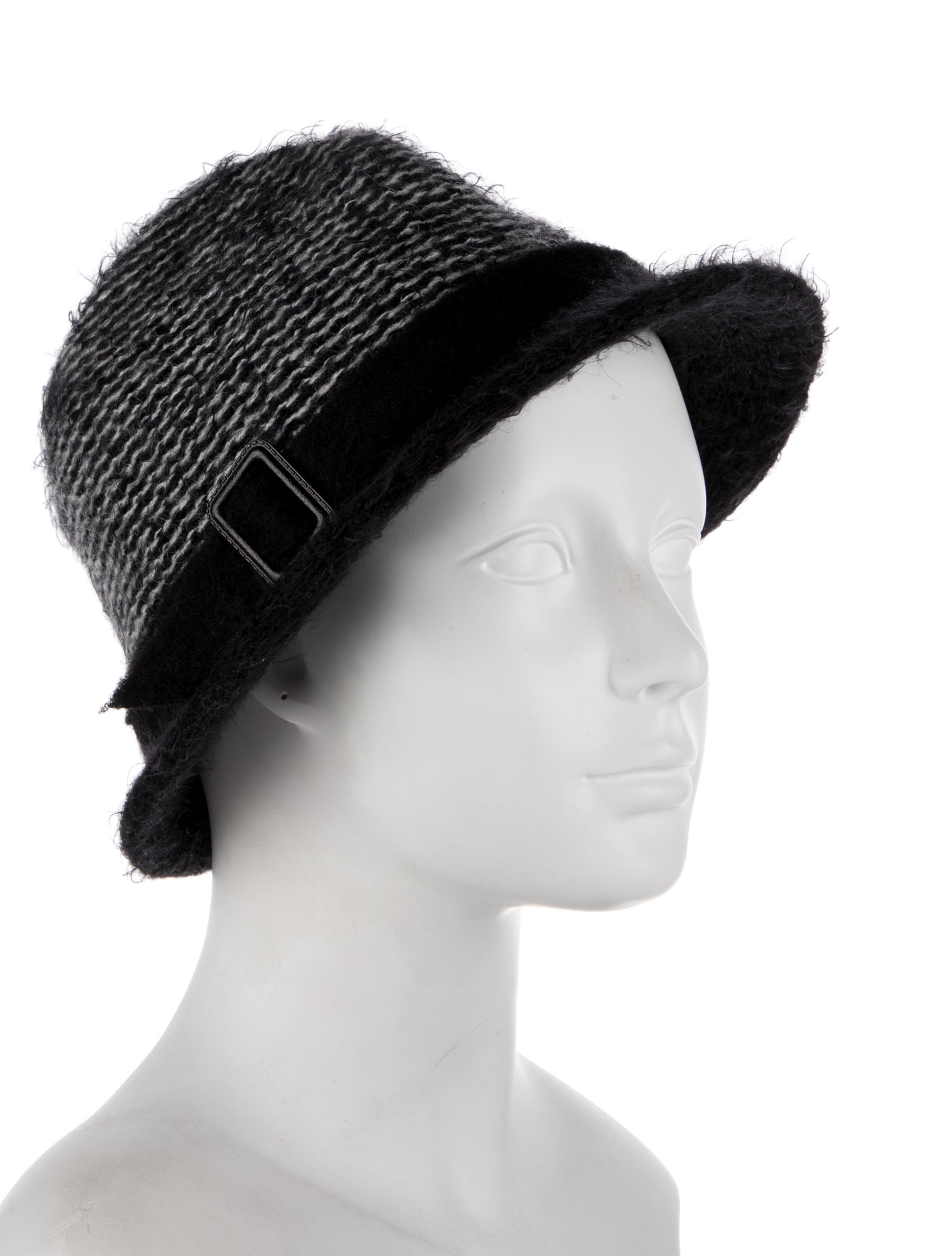 Sermoneta Gloves Mohair Striped Fedora