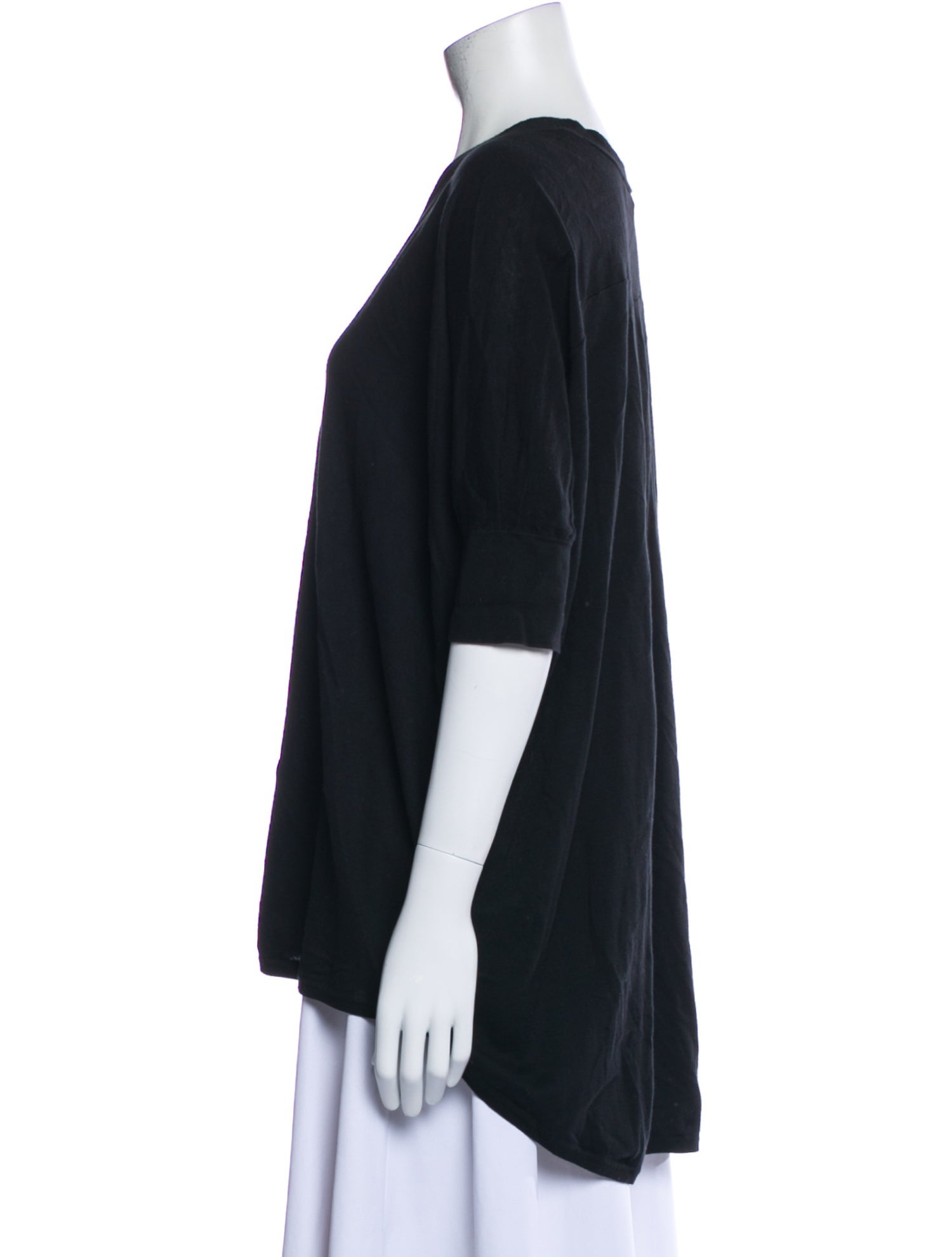 Sminfinity V-Neck Three-Quarter Sleeve Blouse