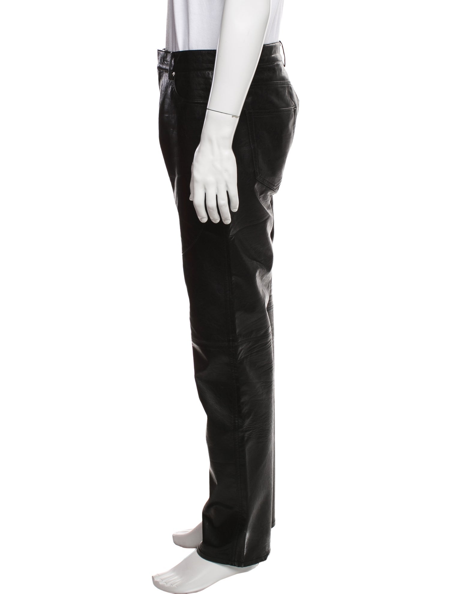 パンツ FW2000 prada leather straight pants Prada Bootcut Leather Pants - 10