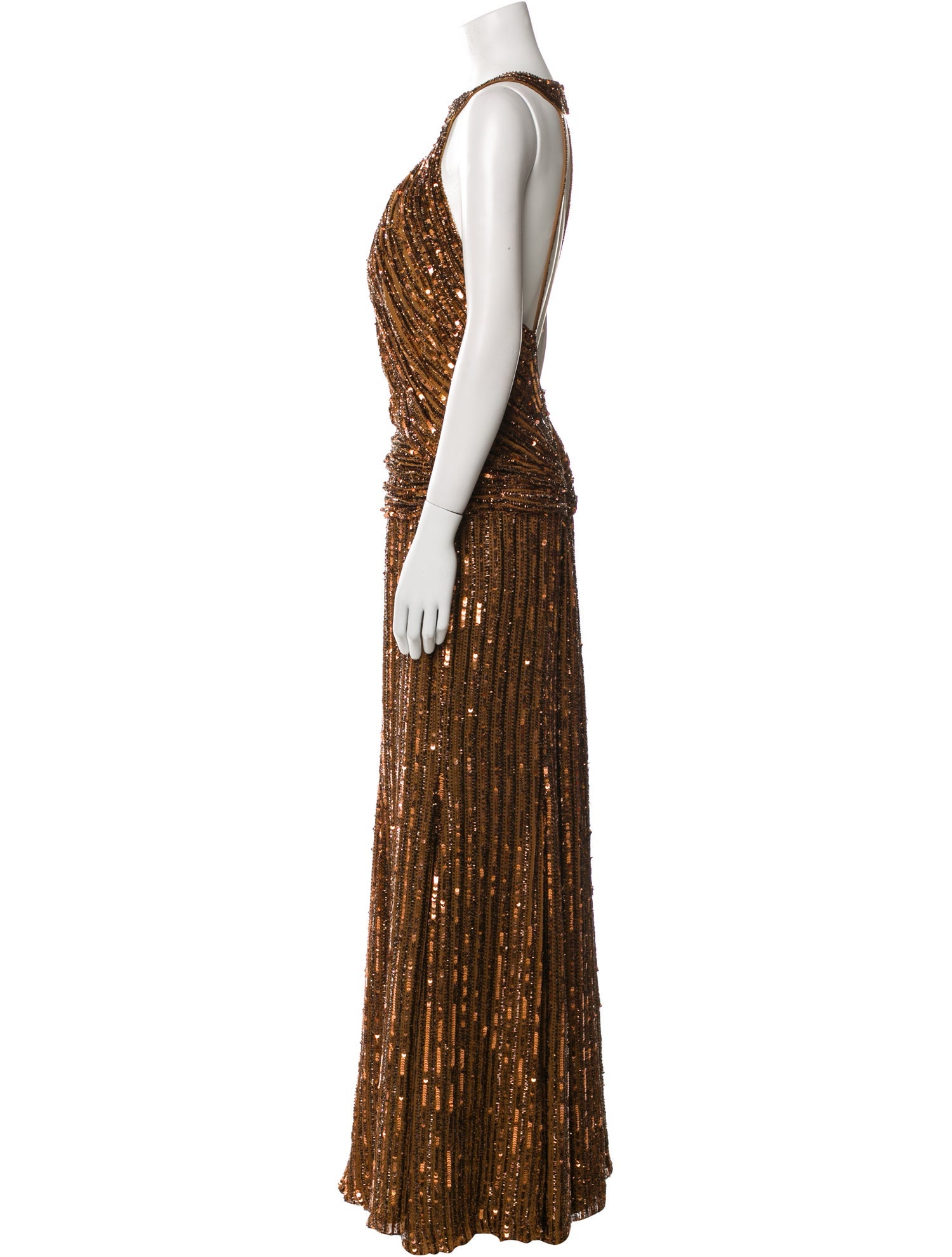 Stephen Yearick Silk Long Dress