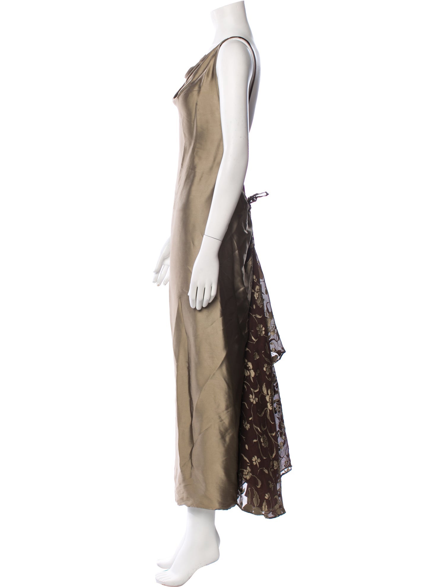Stephen Yearick Silk Long Dress
