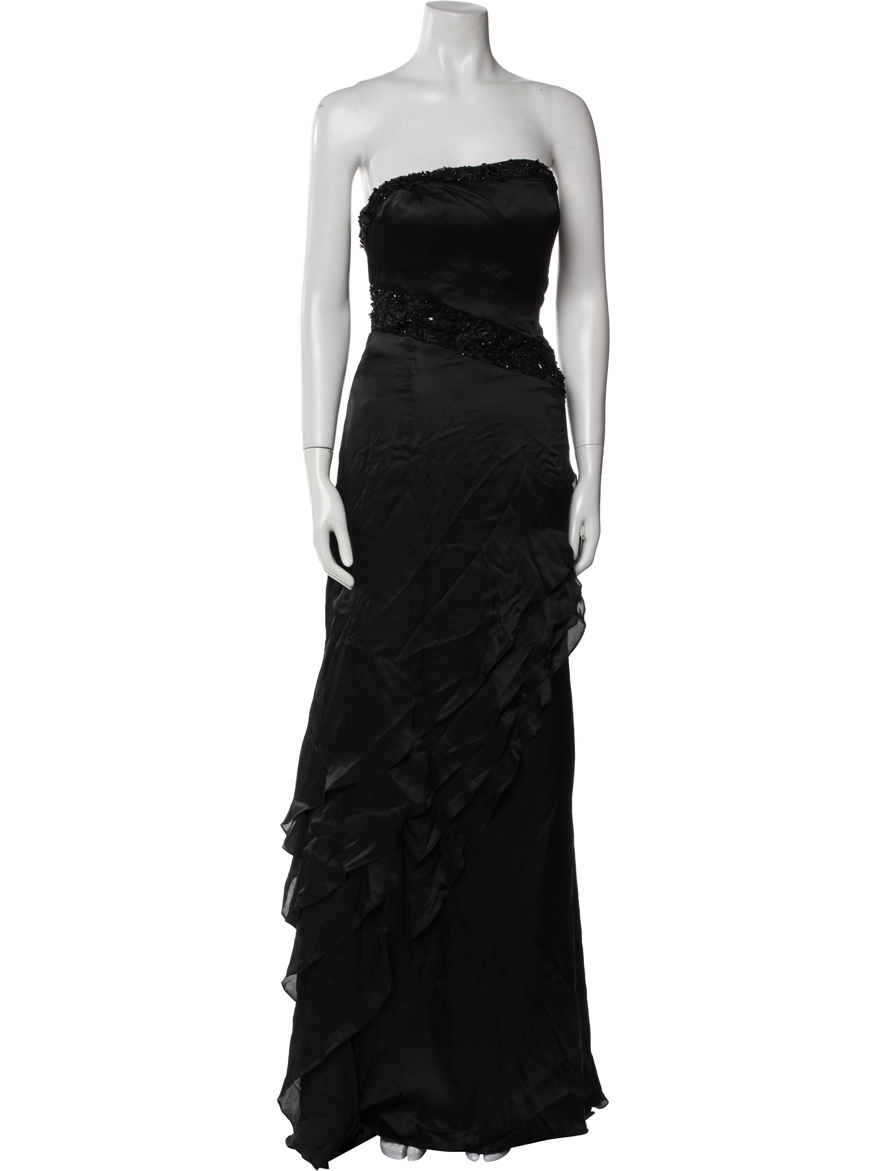 Stephen Yearick Silk Long Dress