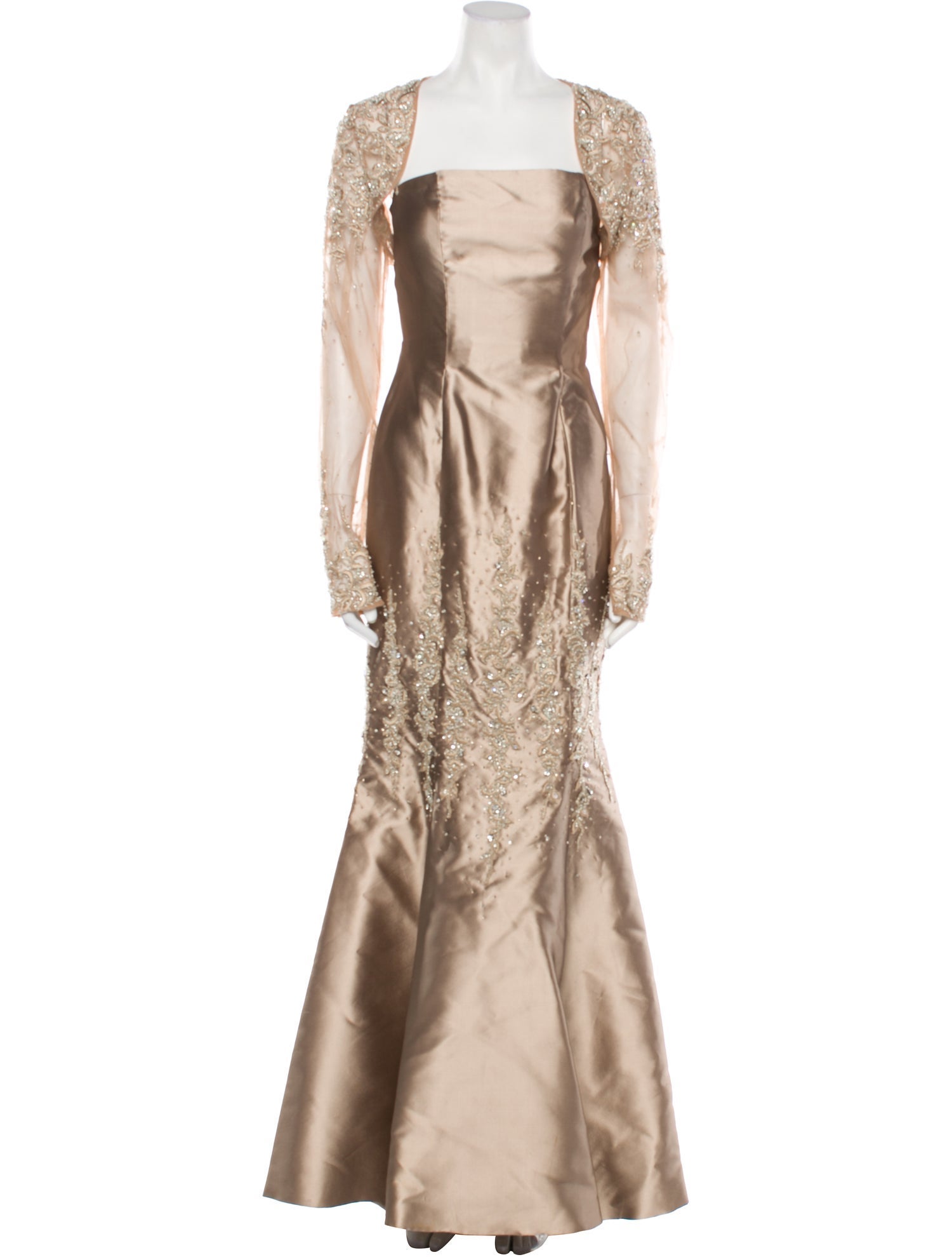 Stephen Yearick Silk Long Dress
