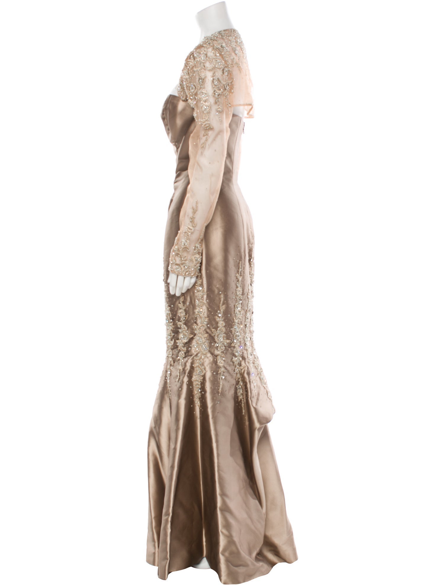 Stephen Yearick Silk Long Dress