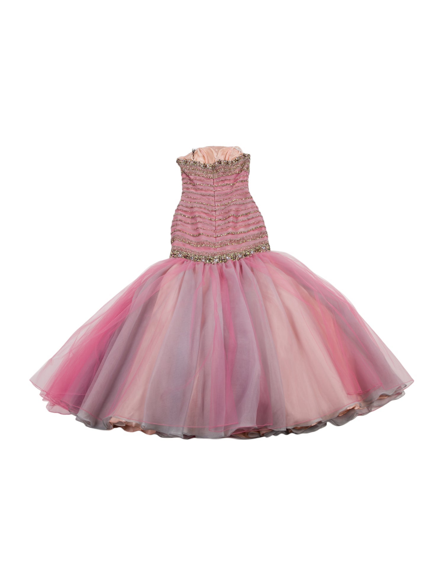 Stephen Yearick Strapless Long Dress