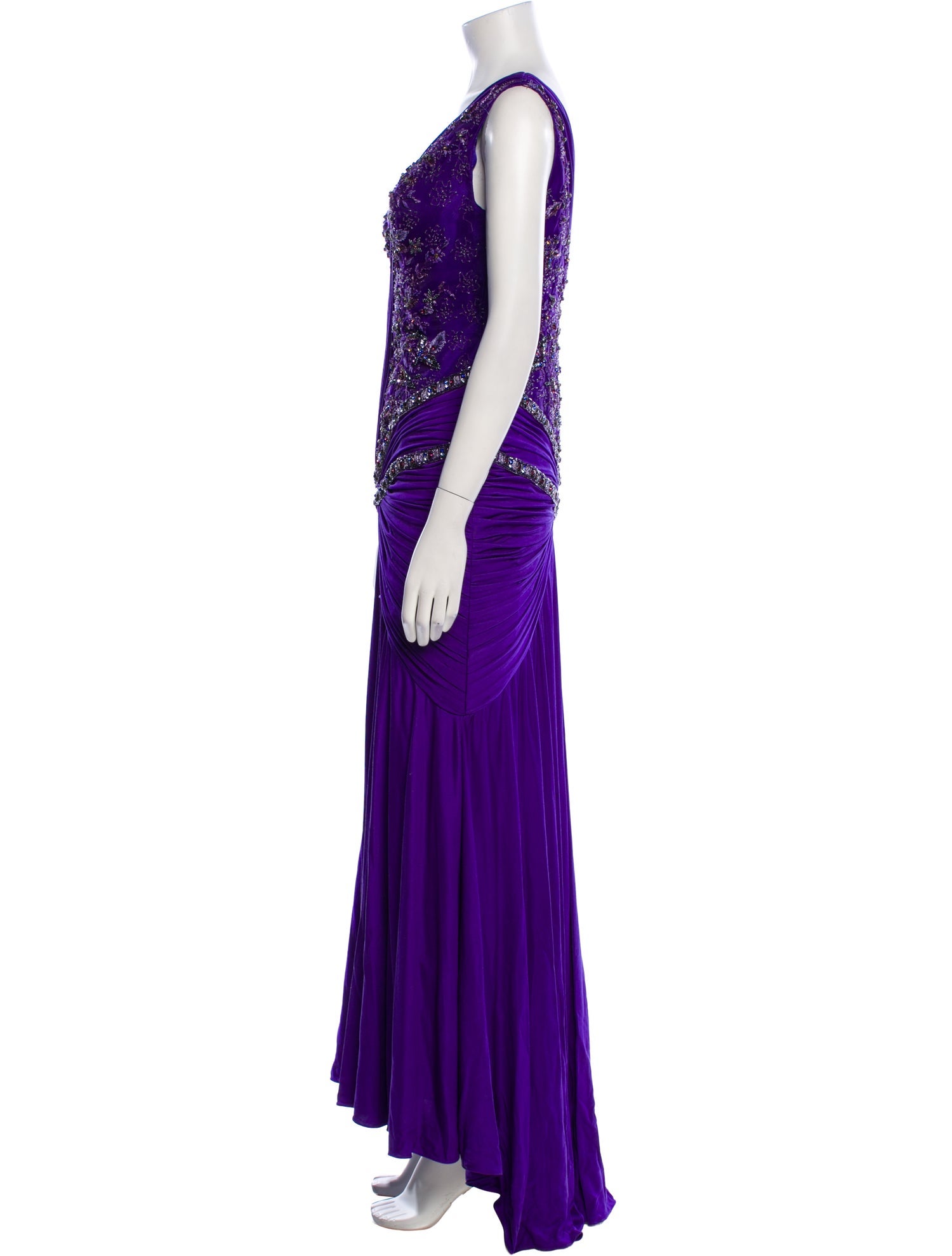 Stephen Yearick Silk Long Dress