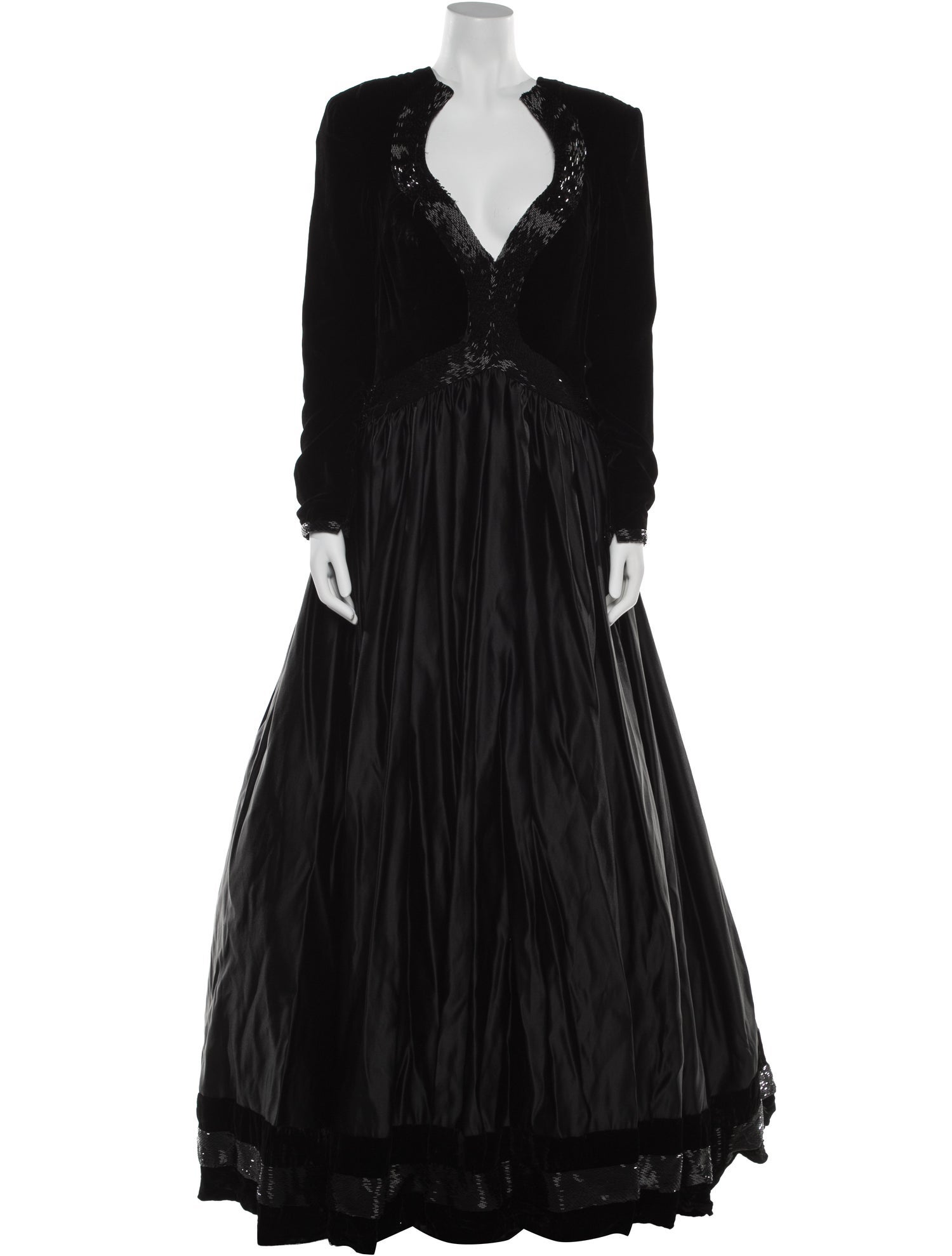 Stephen Yearick Silk Long Dress