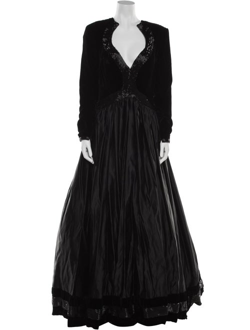 Stephen Yearick Silk Long Dress