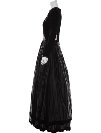 Stephen Yearick Silk Long Dress