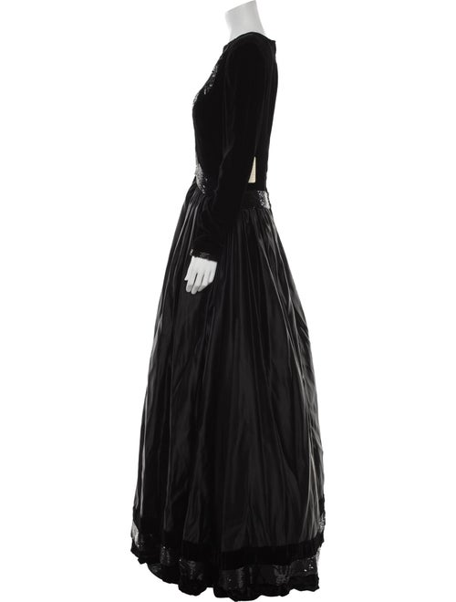 Stephen Yearick Silk Long Dress