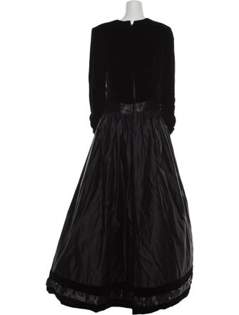 Stephen Yearick Silk Long Dress