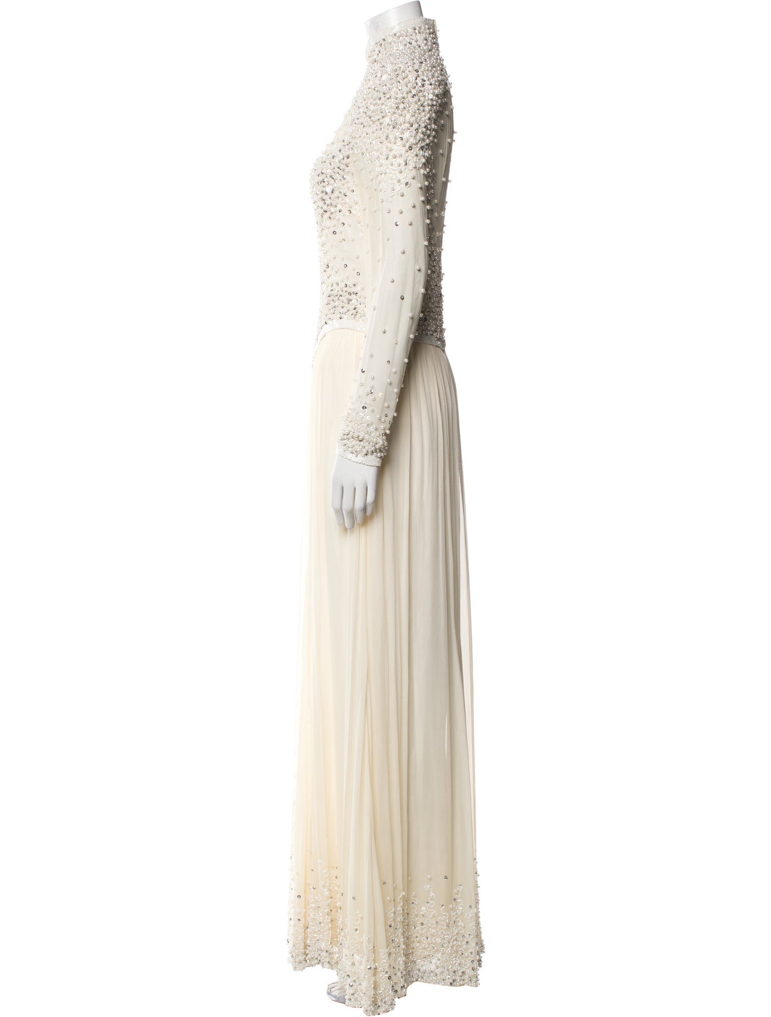 Stephen Yearick Silk Long Dress