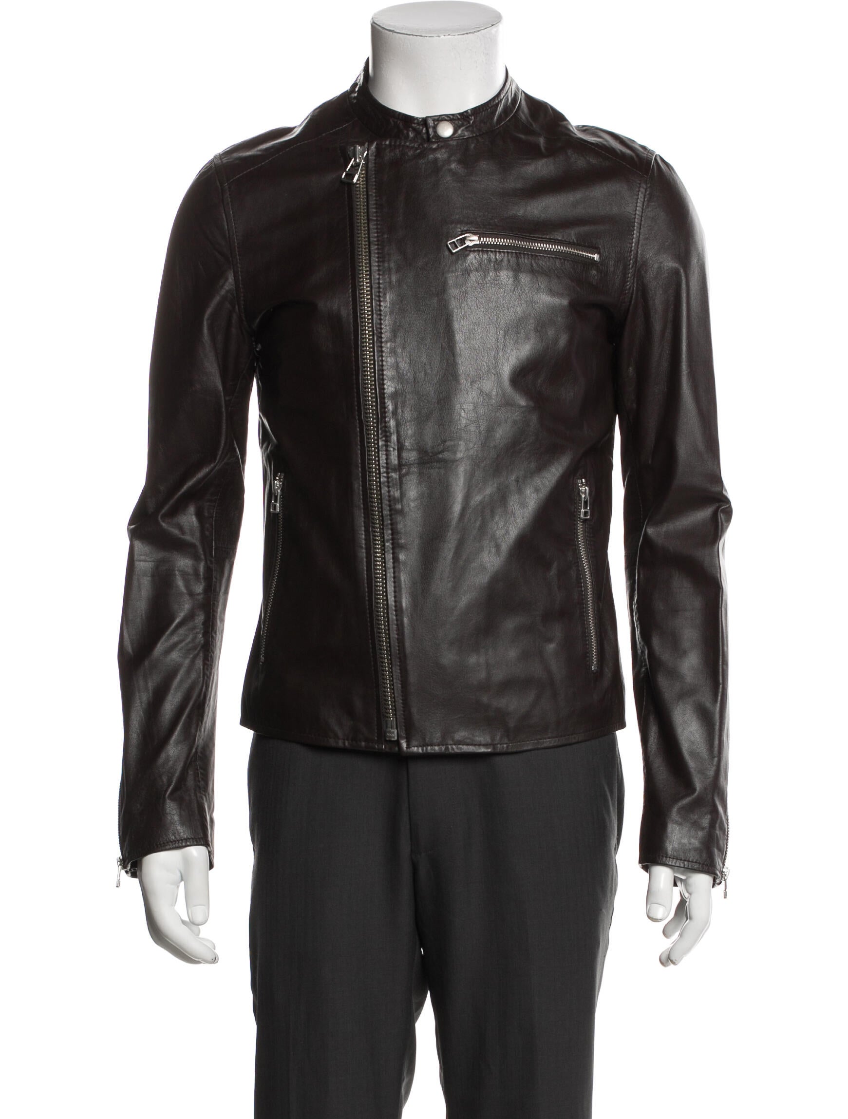 Shipley & Halmos Leather Moto Jacket
