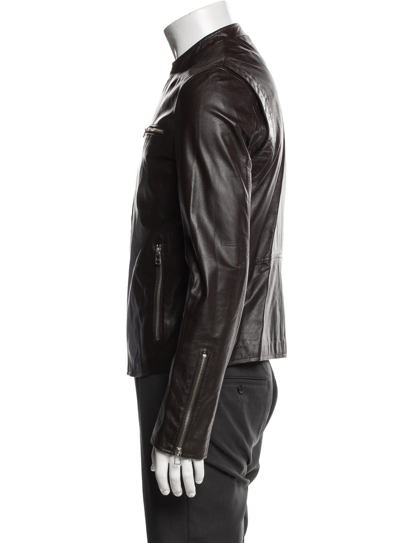 Shipley & Halmos Leather Moto Jacket