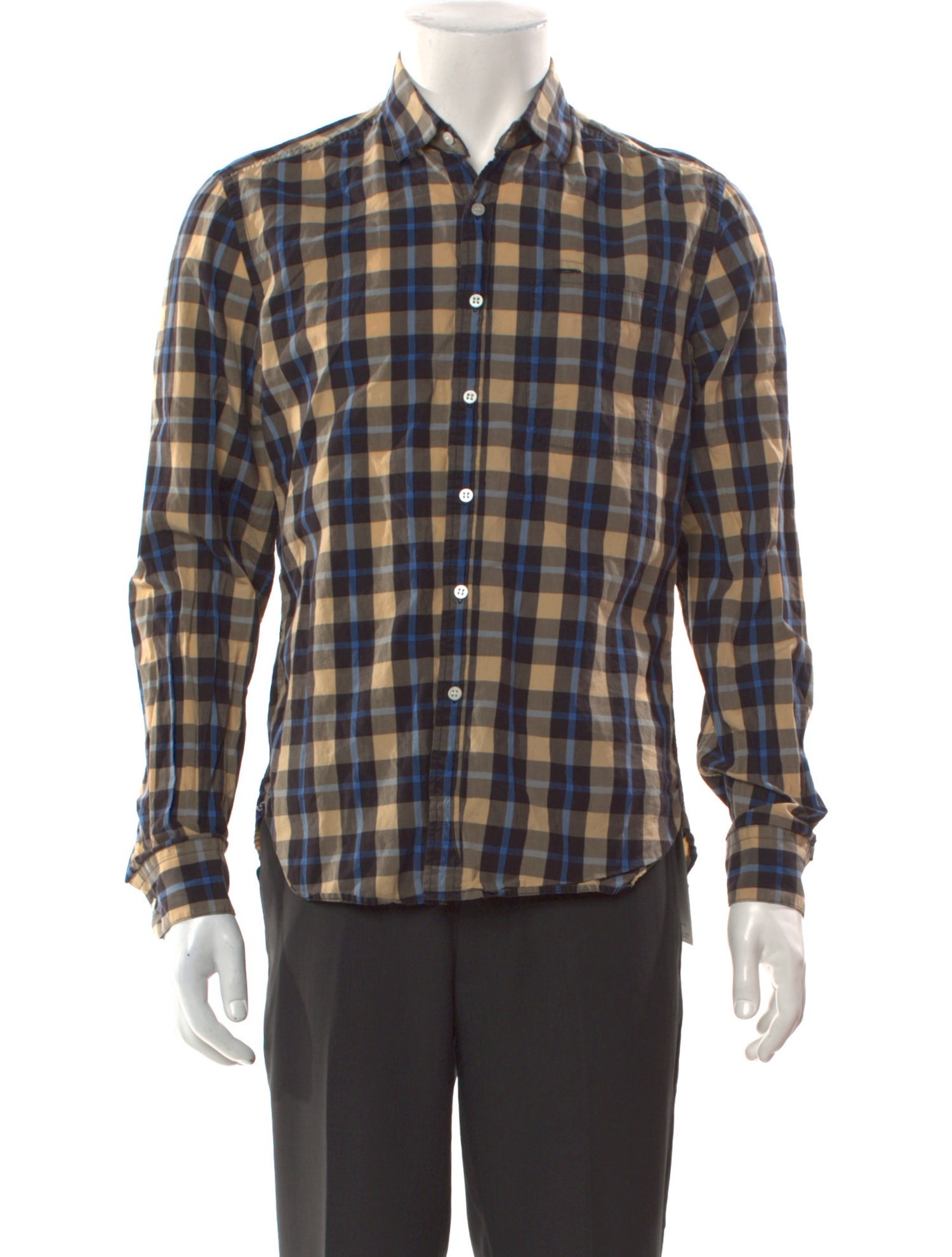 Shipley & Halmos Plaid Print Long Sleeve Shirt