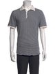 Shipley & Halmos Striped Mock Neck Polo Sweater
