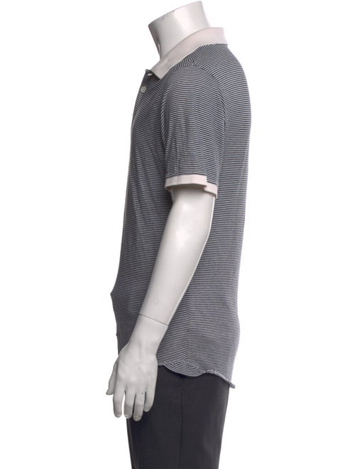 Shipley & Halmos Striped Mock Neck Polo Sweater