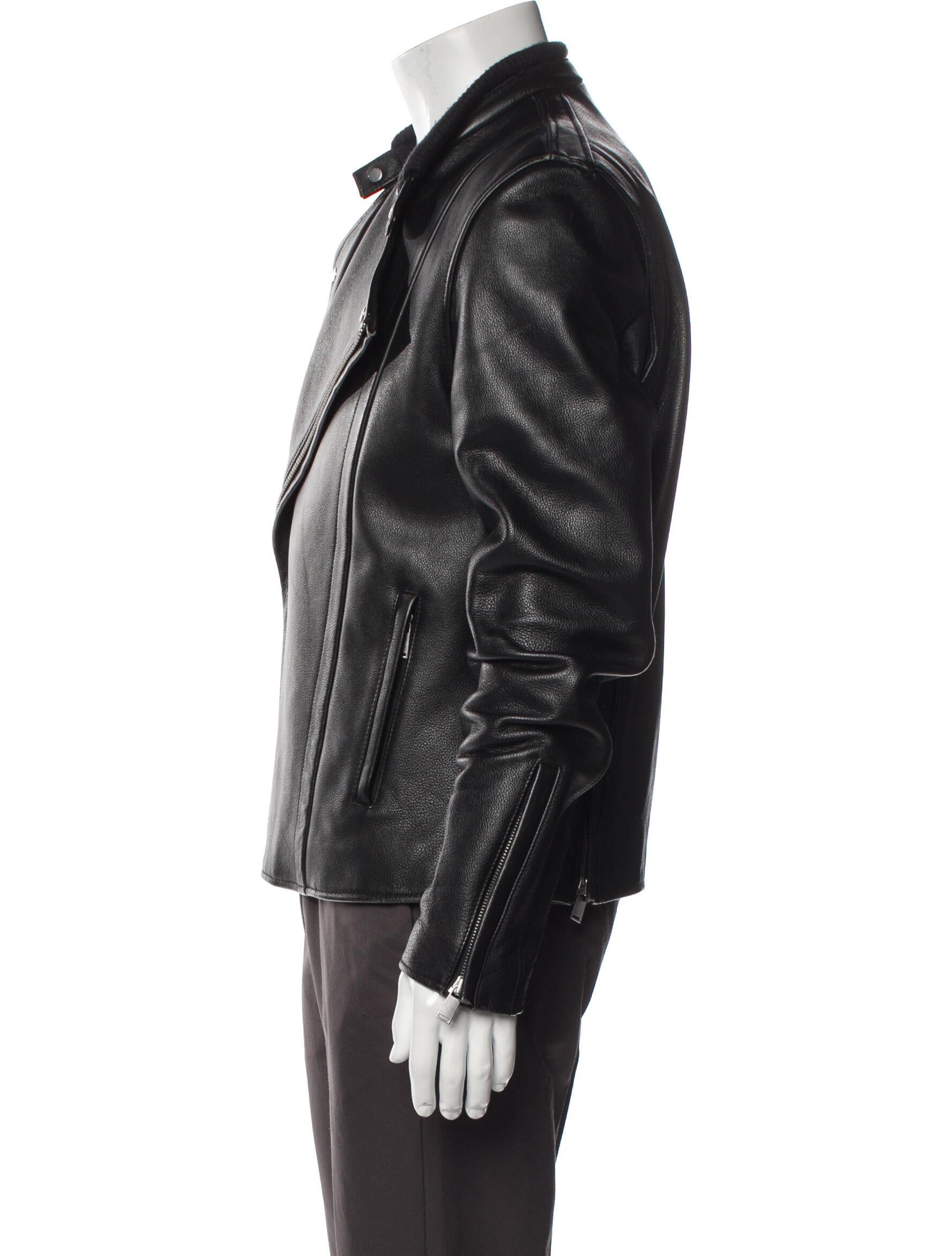 Shipley & Halmos Leather Moto Jacket