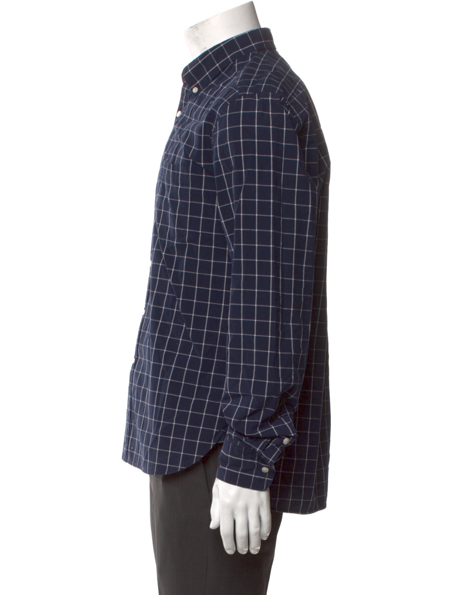 Shipley & Halmos Plaid Print Long Sleeve Shirt