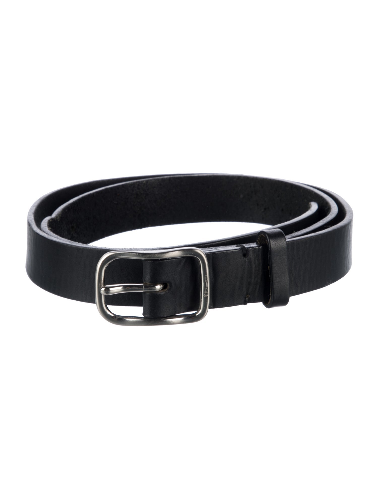 Shipley & Halmos Skinny Leather Belt
