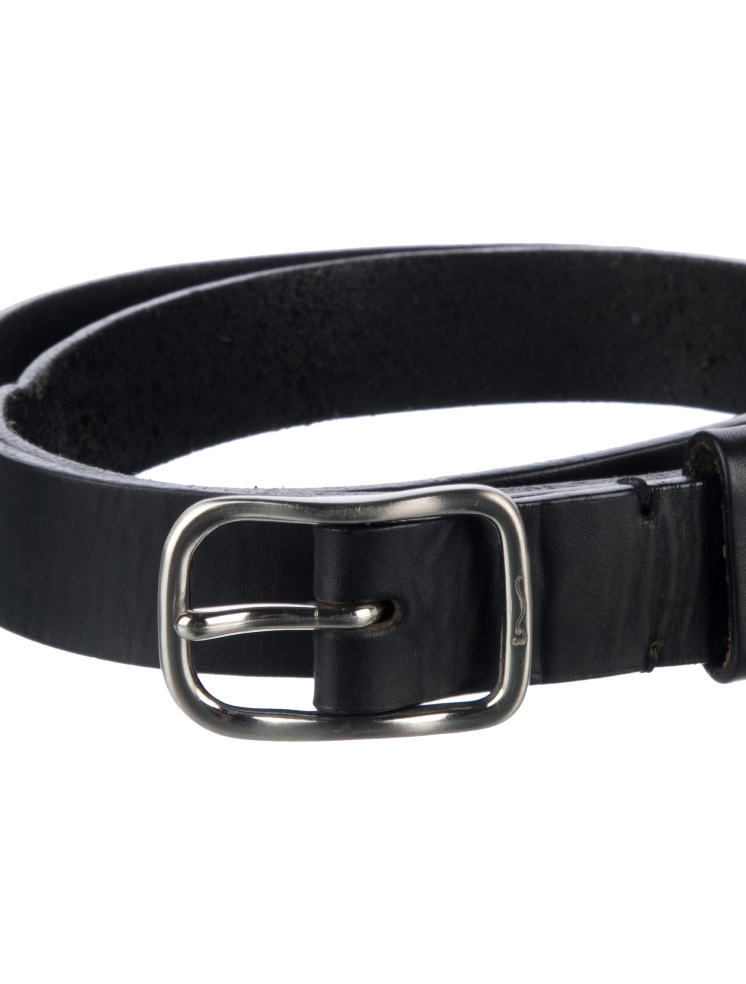 Shipley & Halmos Skinny Leather Belt