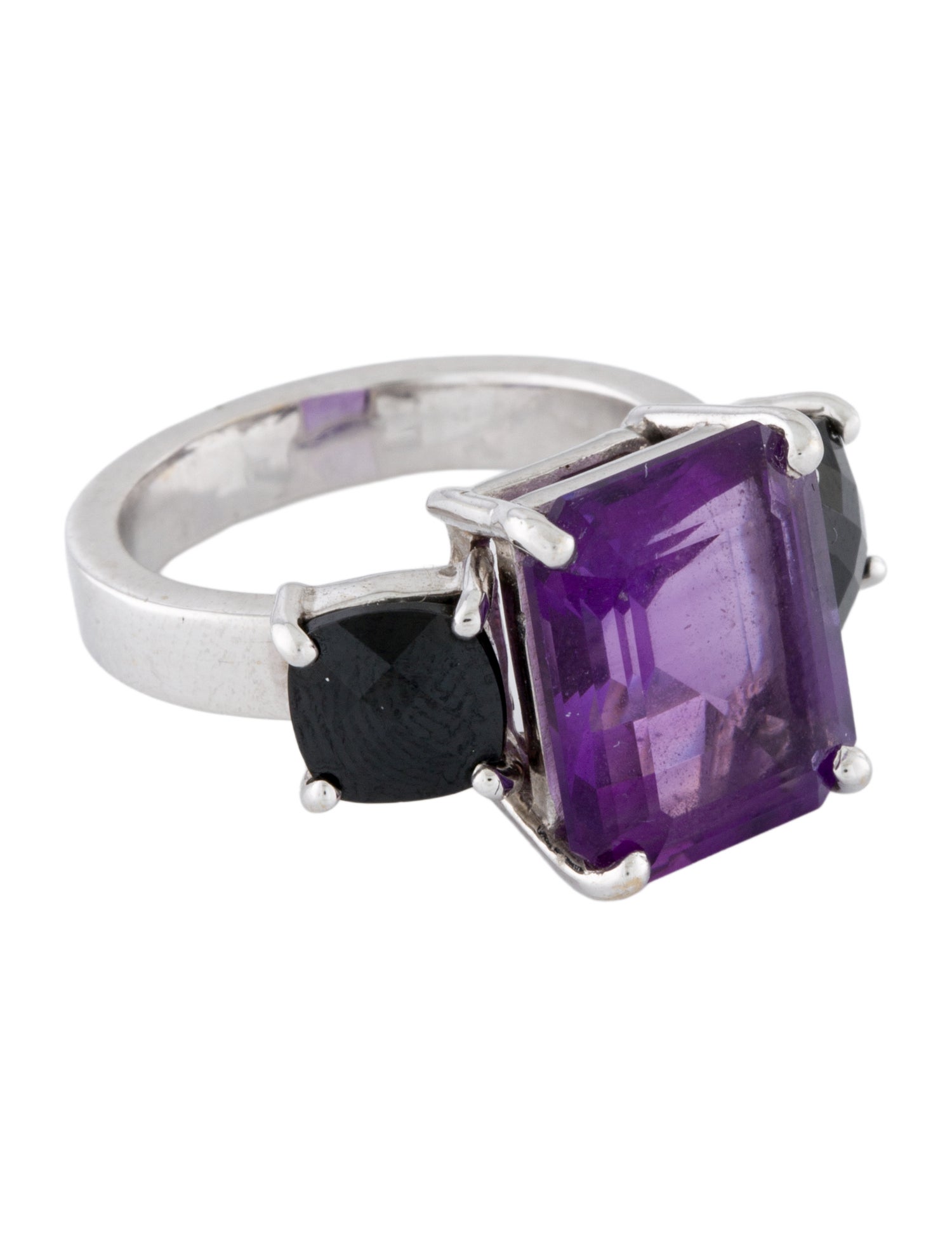 Suzanne Felsen 18K Amethyst & Spinel Cocktail Ring
