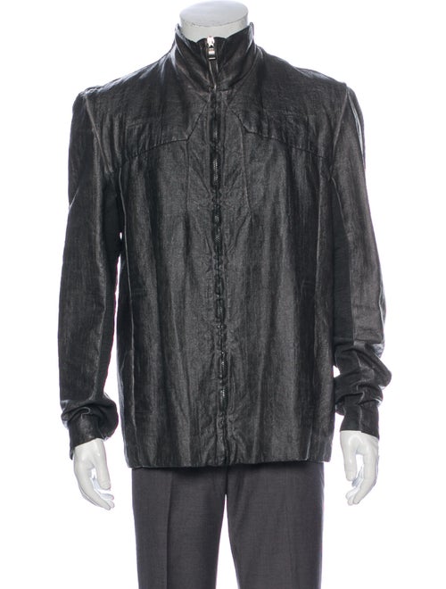 Transit Linen Jacket Silver
