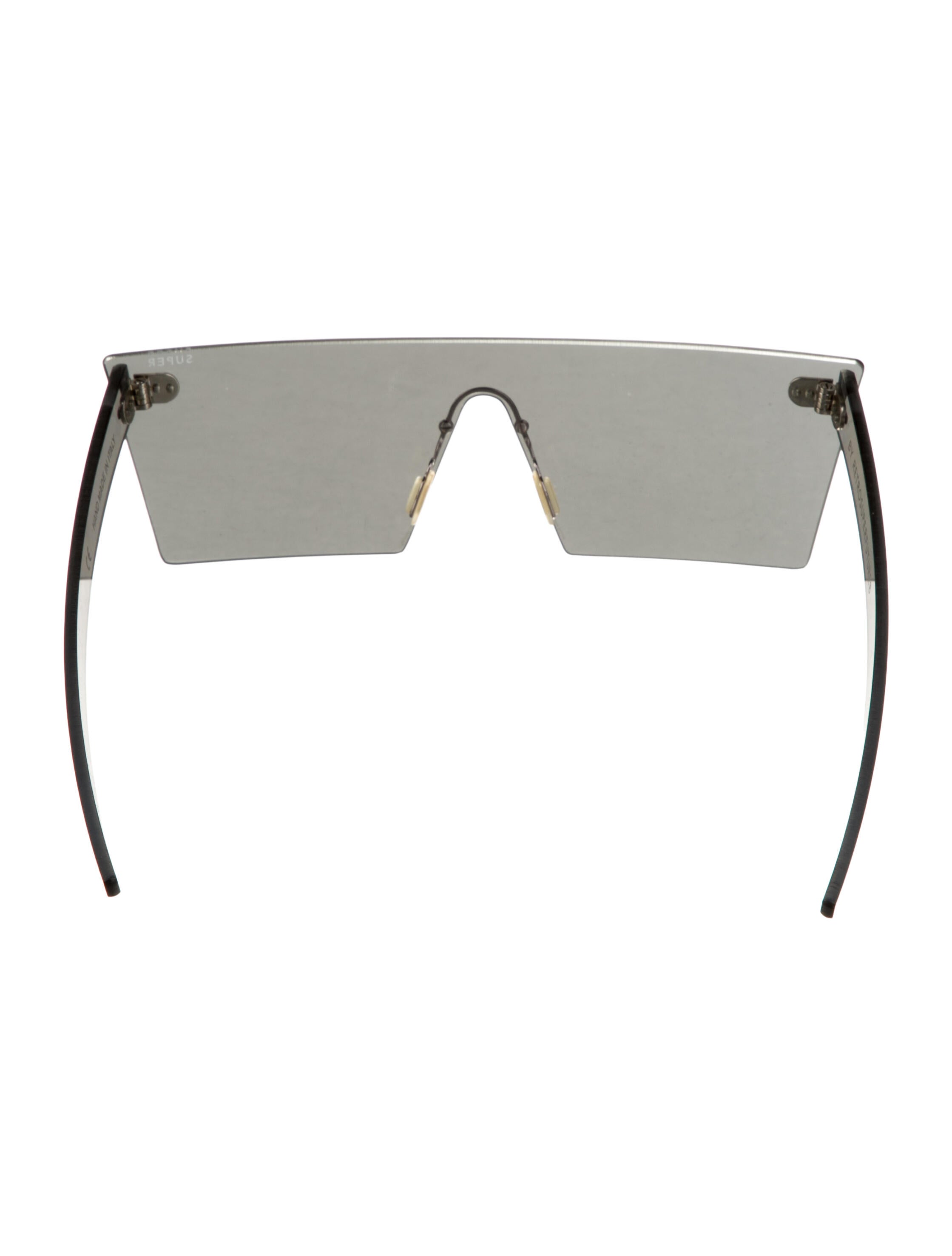 Super by Retrosuperfuture Shield Mirrored Sunglasses