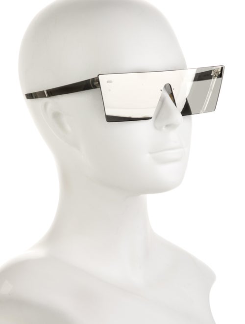 Super by Retrosuperfuture Shield Mirrored Sunglasses