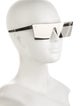 Super by Retrosuperfuture Shield Mirrored Sunglasses